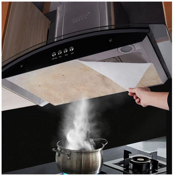 Range Hood Filter Paper Roll Oil Absorbing Segmented Kitchen Cook Cleaner