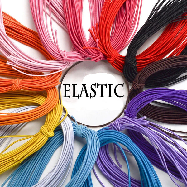 13 Colour Elastic Beading Thread Cord String Bracelet Alphabet Letter Cube Beads