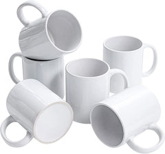 Sublimation Mugs Blank 11oz - 6Pack Tazas Para Sublimacion-Coffee Mug Gift DIY