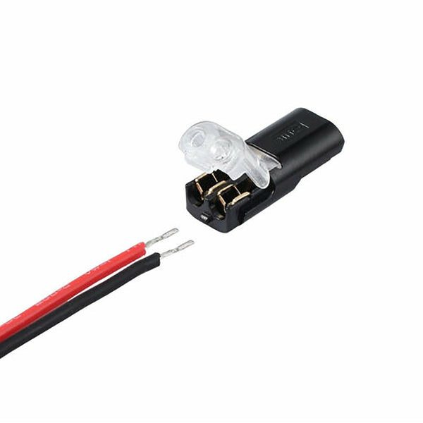 Double-Wire Plug-in Connector with Locking Buckle Easy Safe Splicing