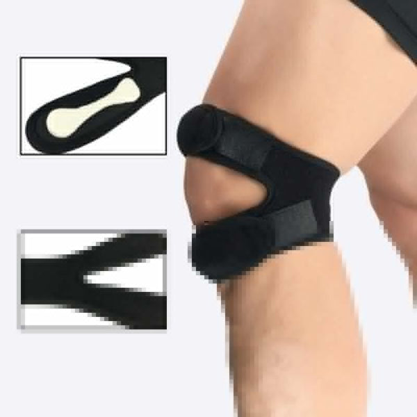 2x Knee Brace Support Patella Stabilizer Wrap Strap Arthritis Tendon Pain Relief