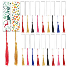 10 Pieces Blank Acrylic Bookmark Acrylic BookmarkDIY Unfinished Acrylic Book AU