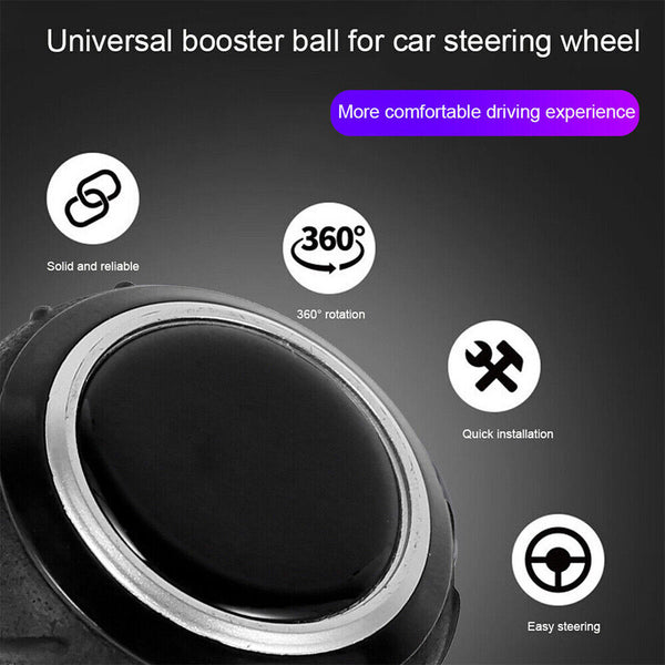 Steering Turning Tractor Forklift Aid Car Wheel Spinner Knob Ball Lorry Truck