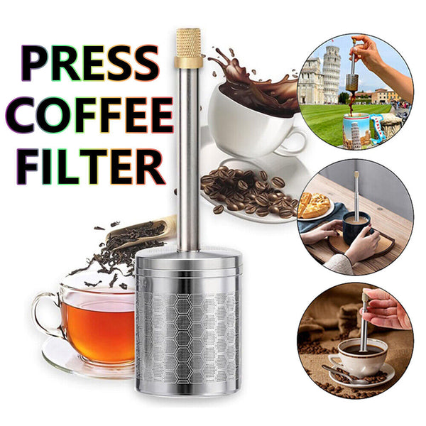 Portable Travel Coffee Brewer Final press Reusable Coffee Filter Coffee Maker AU