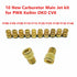 40X Carburetor Main Jet & Slow Pilot Jet Kit Set For PWK Keihin OKO CVK Type AU