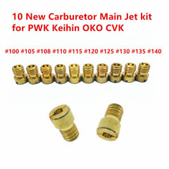 Main Jet Kit 40 Piece – Carburetor Main and Slow Pilot Jets for PWK