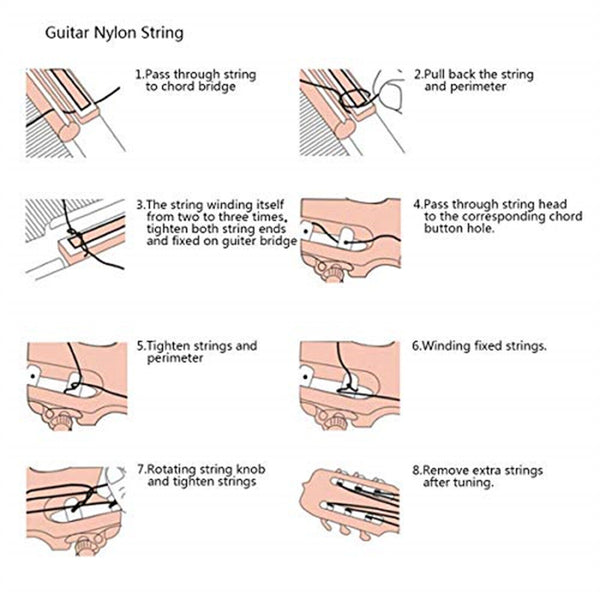 6X Nylon Guitar String Premium Universal Acoustic Classical NX35 Orphee 28-45 AU