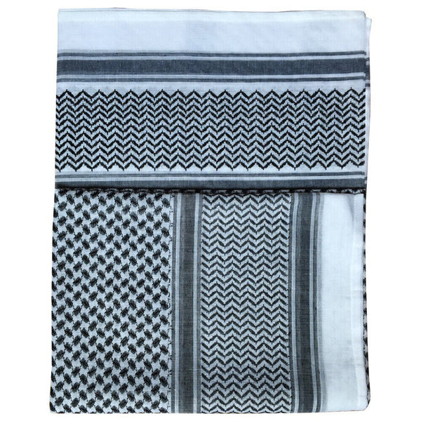 Arab Keffiyeh Shemagh Arab Army Neck Scarf Kufiya Arafat Cotton Military Scarf