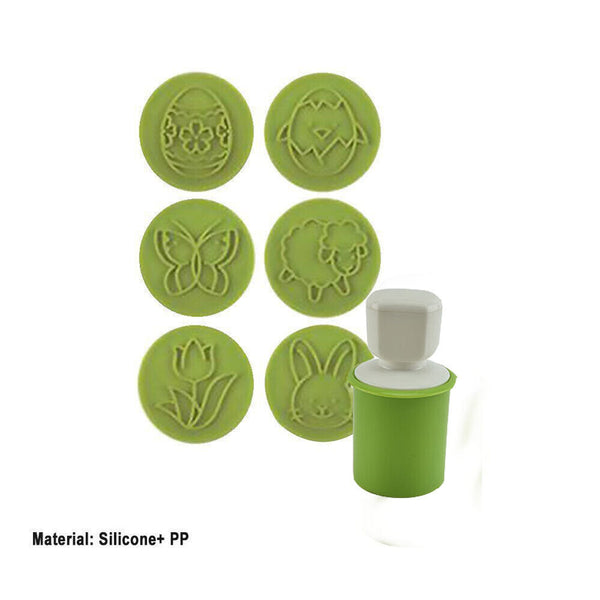 6Pcs/Set Tools Biscuit Mould With 6 Patterns Cutter Mold Cookie Stamp Christmas