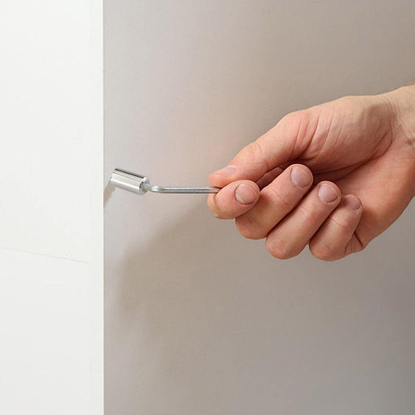 12PCS Shelf Pins Sturdy Metal Shelf Bracket  Screws Pegs with Self-tapping Screw