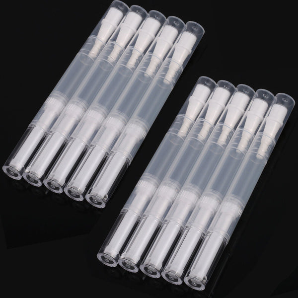 Nail Polish/Cuticle Oil Container Empty Twist Pens With Brushes Travel Portable