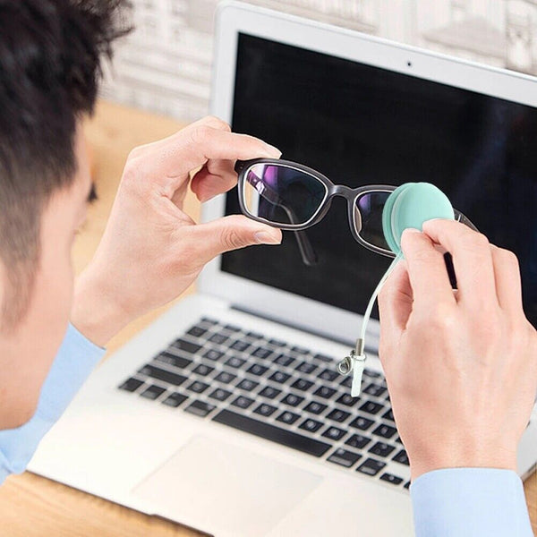 Macaron Shaped Mobile Phone Screen Lens Glasses Wipe Cleaning Candy Color
