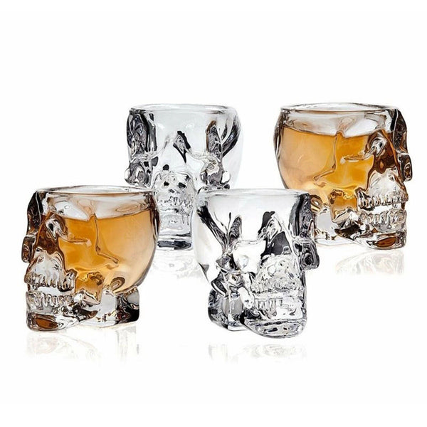 4/8pcs Crystal Skull Head Shot Glass Cup Vodka Cup champagne Glass Drinking Part