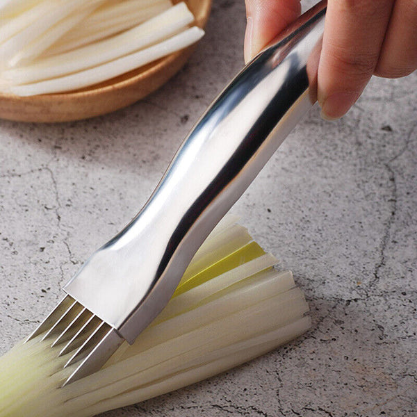 Stainless Steel Scallion Spring Onion Vegetable Shredder Slicer Knife Cutter