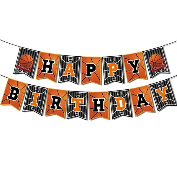 7pcs Basketball Balloon Set Party Supplies Sports Birthday Decoration