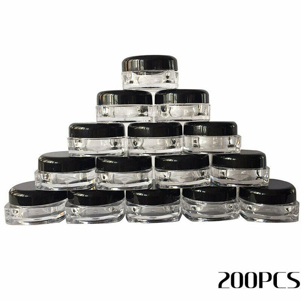 3g Sample Bottle Cosmetic Makeup Jar Pot Face Cream Lip Balm Containers
