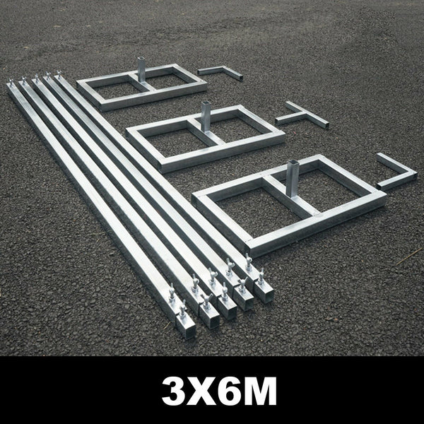 3X6M 3X3M Adjustable Telescopic Curtain Wedding Backdrop Stand Support Frame AU