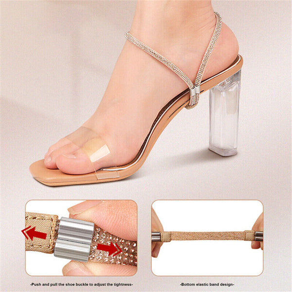 Women Shoeslaces for High Heels Shoes Shoelaces Elastic Band Anti Falling Strap