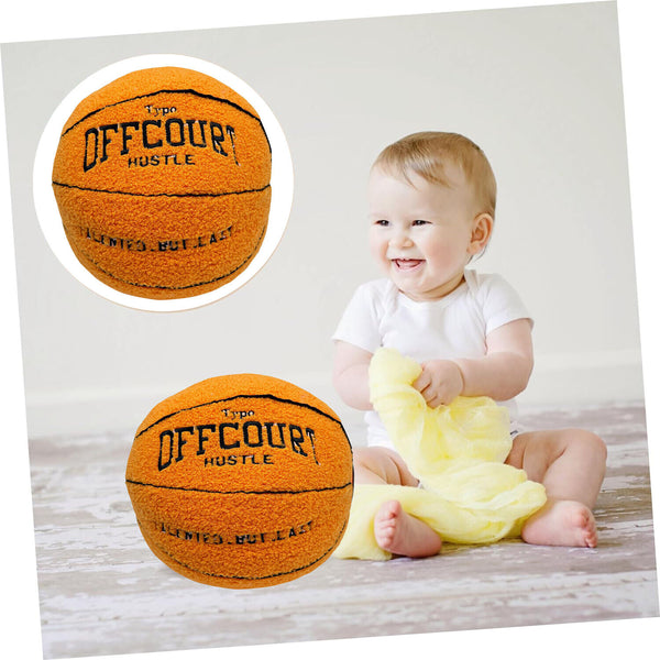 25cm Doll Toys Throw Pillow Plush Creative Basketball Pillow Basketball Plush