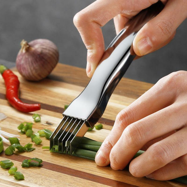 Stainless Steel Scallion Spring Onion Vegetable Shredder Slicer Knife Cutter