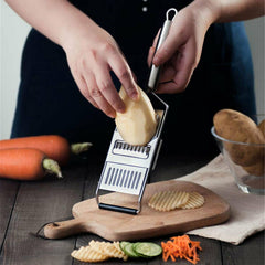 Multi-Purpose Vegetable Slicer Peeler Stainless Steel Grater Shredder Cutter AU