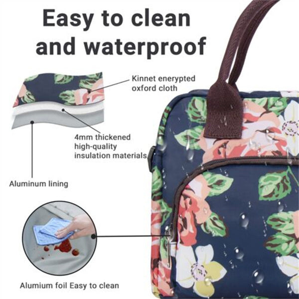 Portable Insulated Thermal Cooler Lunch Bag Travel Carry Picnic Case Storage Box