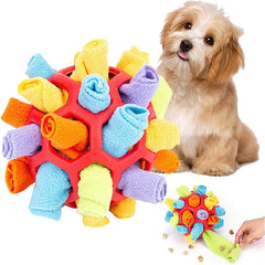 Snuffle Ball Interactive Dog Toy Portable Foraging Skills Slow Feeder Training