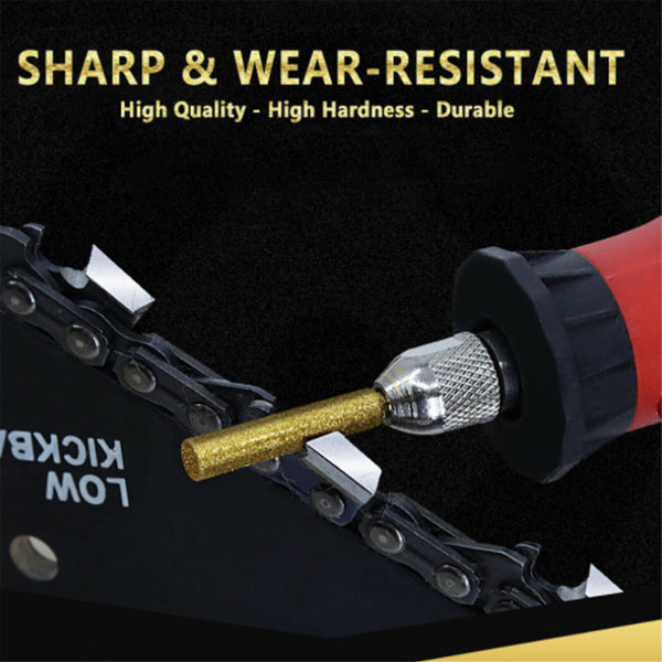12/36XDiamond Chainsaw Sharpener Burr Grinder Chain Saw Drill Bits 4.0 4.8 5.5mm