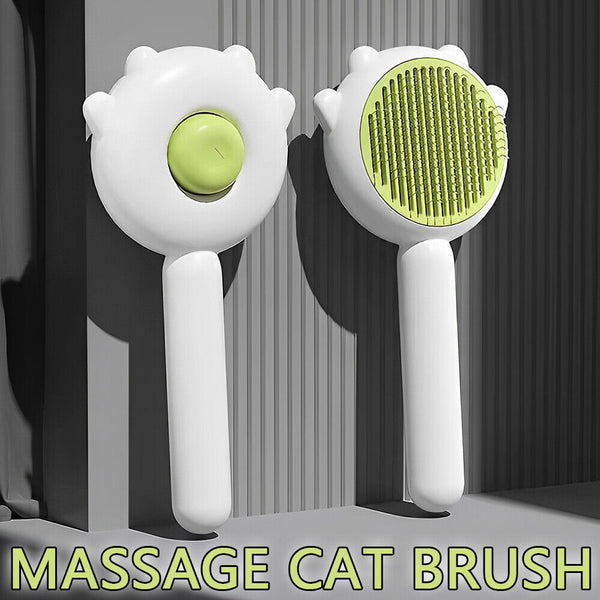 Pet Hair Cleaner Brush Needle Comb Self Cleaning Pet Grooming Comb for Cat