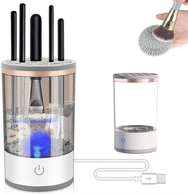 Automatic Brush Cleaner Electric Makeup Brush Cleaning Machine Fast Clean Dryer