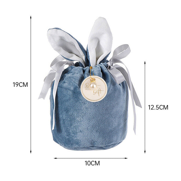 4x Candy Pouch Bunny Easter Jewelry Organizer Rabbit Wedding Gift Packing Bags