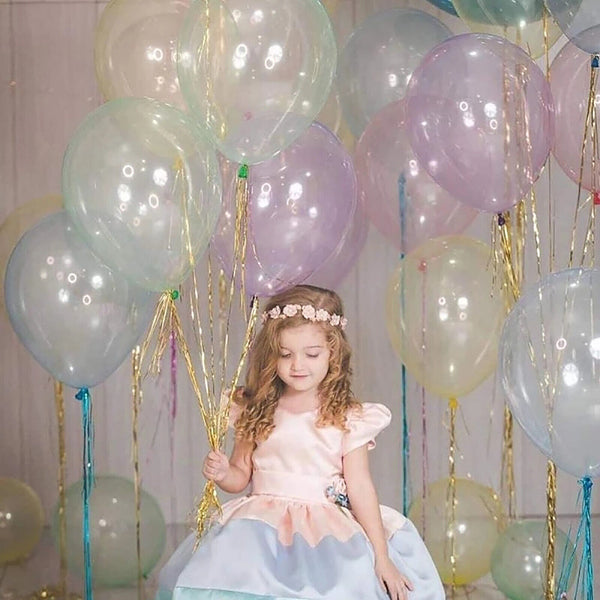 Bulk Latex Balloons 25/30cm Crystal Bubble Balloons Party Wedding Birthday Decor