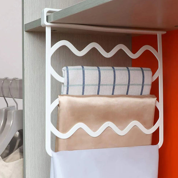 4PCS Closet Organizer Shelf Divider Clothing Rack Wardrobe Division Board NEW