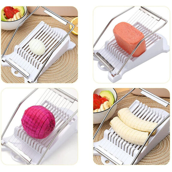 Stainless Steel Slicer Egg Vegetable Cheese Luncheon Meat Cutter Blade Wire AU