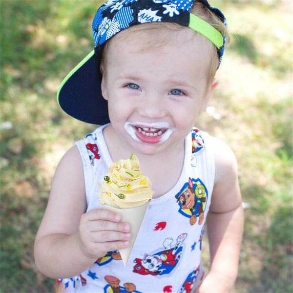 Cone Cups Snow Cone Cups Coated Leakproof Cone Cups for Slush Shave