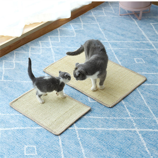 Cat Scratcher Scratching Mat Board Sisal Sofa Scratch Bed Pad Protector 60x90cm