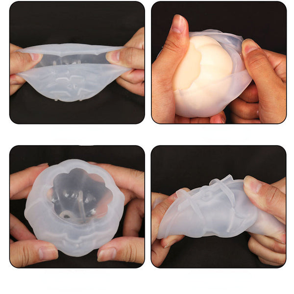 Pumpkin Candle Silicone Mold DIY Resin Soap Craft Making Moulds Christmas Decor