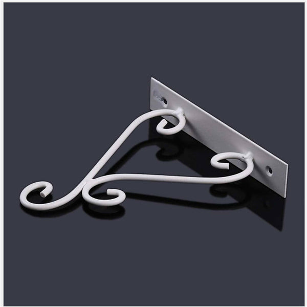 Plant Hanger Wall Hanging Bracket Iron Basket Rack Hook Garden Flower Pot Holder