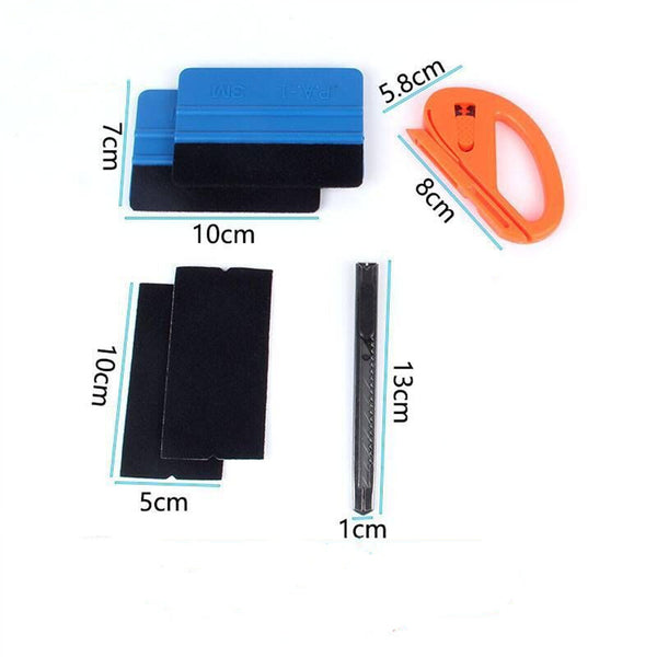Car Wrap Vinyl Tools Kit 19 Film Wrapping Carbon Fibre Squeegee Safety Cutter AU