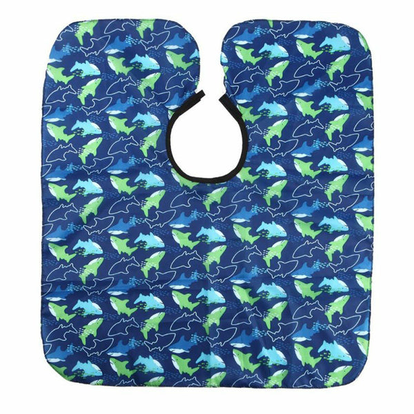 1X Kids Haircut Cape Salon Waterproof Hair Cutting Gown Nylon Hairdresser Barber