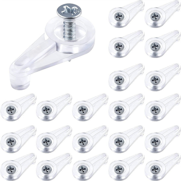 Glass Mirror Retainer Clips Cabinet Door Clips Mirrors Holder With Screw