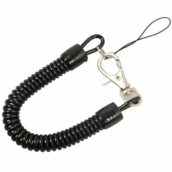 UP 20X Elastic Phone Elastic Spiral Spring Coil Strap Rope Lanyard Key Chain AU - Lets Party