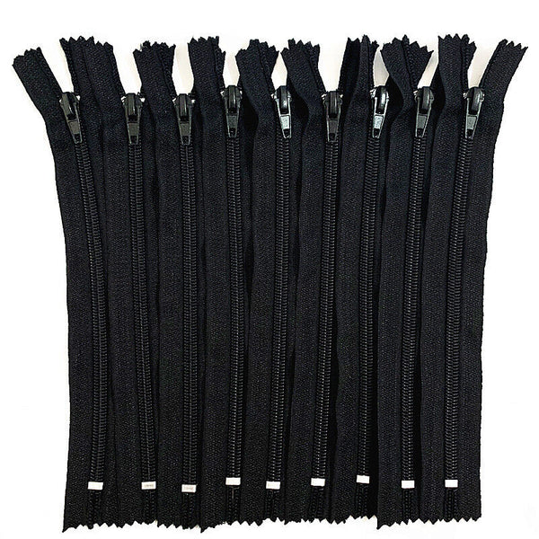 20PCS Nylon Zippers Sewing Tool Edge Puller Zip Tailor Zipper DIY 20cm Length AU