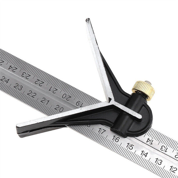 Square Angle Ruler Set Adjustable Combination Right Angle Ruler Measuring 3 In 1