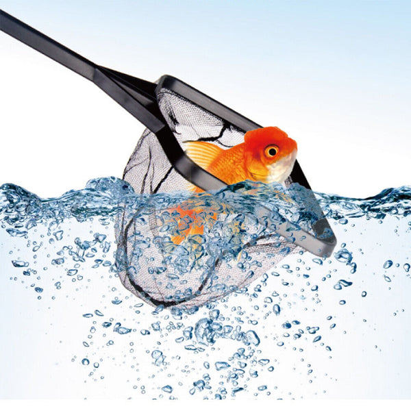 MR5 aquarium tank net Square Portable Fish Long Handle Landing Fishing