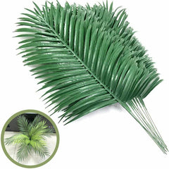 20X Artificial Plants Palm Hawaiian Luau Tropical Leaves Beach Party Wedding Dec