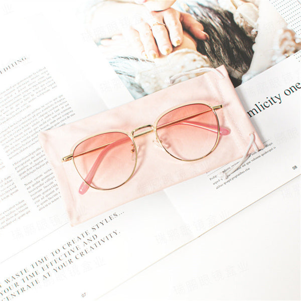 5PCS uperfine Fiber Glasses Case Storage Pouch Bag Sunglasses Eyeglasses Bags AU