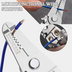 Wire Stripper Pliers Multifunctional Electric Cable Stripper Crimper Cutter AUS