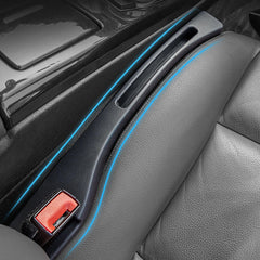 2Pcs Car Seat Gap Filler Spacer Auto PU Universal Soft Holster Blocker Pad AUS