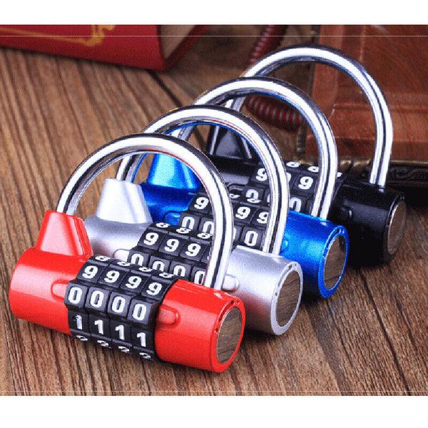 4 Digit Password Safety Lock Wide Shackle Combination Padlock New BB